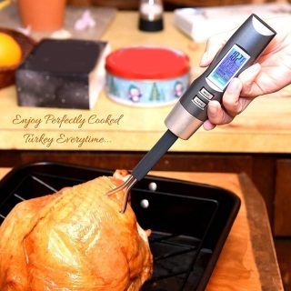 Stainless Steel BBQ Fork Thermometer Food Thermometer - Image 3