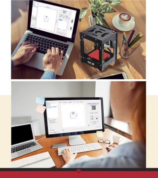 diy mini handheld desktop laser printing photo marking printer NEJE mini laser engraver - Image 5