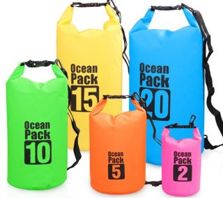 New Product 10L & 20L Waterproof Dry Bags with Single Double Shoulder Strap - Image 5