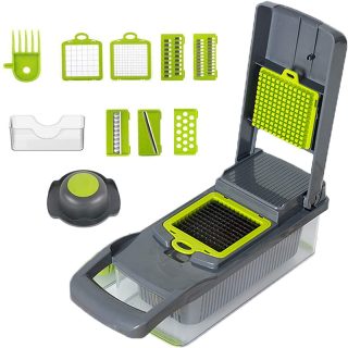 Drop Shipping Multi-functional Plastic Manual Food Shredder Salad Cutter Vegetable Chopper Kitchen tools - Image 6