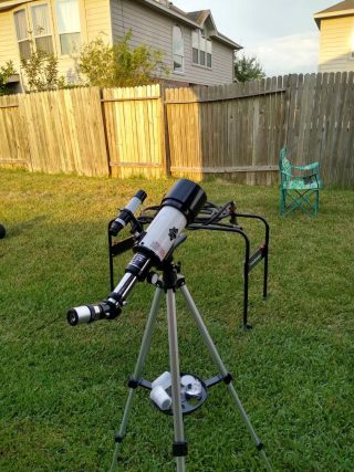 70mm Astronomical Refracter Telescope with Tripod And Finder Scope Portable Telescope for Kids Beginners