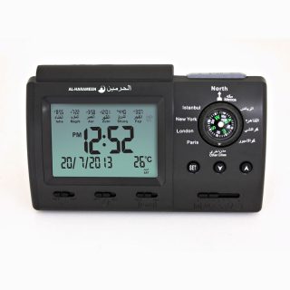 Dropshipping  Full Azans 1150 cities 3005 with compass Best muslim gifts digital azan prayer table clock - Image 6