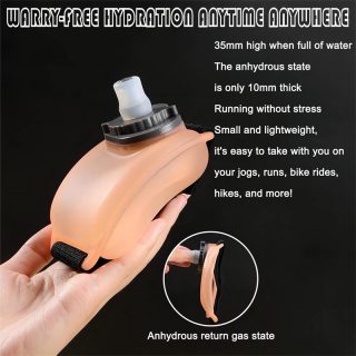 Outdoor Sports Wrist Water Bottle Running Cycling Fitness Portable Silicone Water Cup