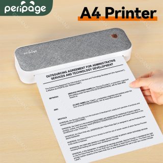 PeriPage A40 2/3/4inch Paper Printer Portable USB BT4.0 Wireless A4 Thermal Mobile Bluetooth Printer for Document Printing Gifts - Image 2