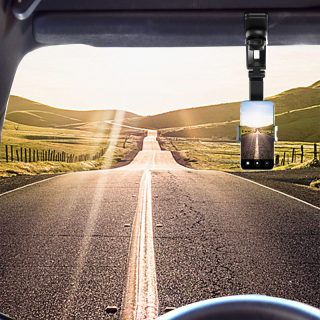 Hot Sale Universal Phone Holder Car  mirror visor Phone Bracket CellPhone Stand Sun visor mount Phone Holder for car - Image 6