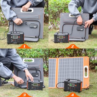 Flashfish Hot Selling Monocrystalline Silicon Solar Panels Foldable 60W Portable Panels Solar for Outdoor - Image 2