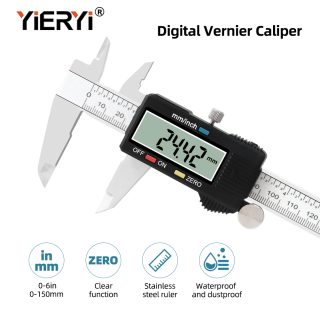 150 mm Digital Electronic Gauge Aluminum alloy Vernier 150mm 6inch Caliper Micrometer