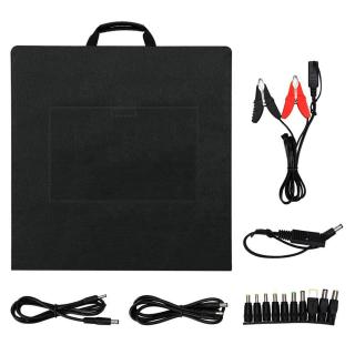 50W 18V Portable Solar Panel Foldable Solar Charger 5V USB 18V DC Output Flexible Solar Panel - Image 4