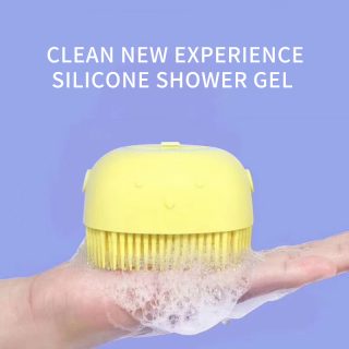 Hot-selling Body Care Exfoliating Rub Mud Bath Artifact Baby Cleaning Silicone Bath Brush - Image 4