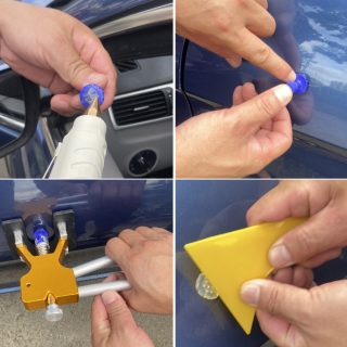 Auto DIY Set Remover Paintless Suction Cup Car Body Dent Repair Tool Kit PDR Puller - Image 2