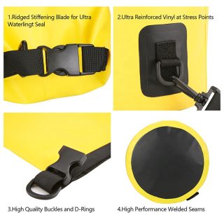 Faxtory price boating floating hiking kayak water sports ocean pack 2L-40L printing waterproof dry bag - Image 4