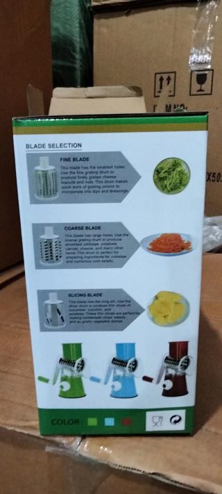 Factory direct kitchen appliance rolling vegetable fruit cutter slicer multi-function hand swing brush knife blade - Image 3