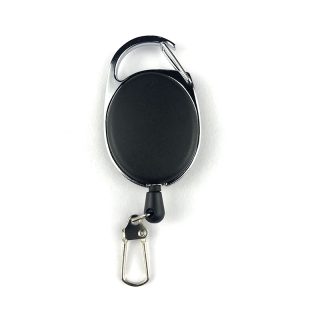 Multifunctional Retractable Pull Key Ring Chain Reel Extendable Belt Key Ring Clip