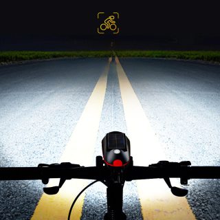 Multifunctional Solar Bicycle Light With Horn MTB Road Bicycle Lantern USB Rechargeable Lamp Cycling Headlight Bike Accessories - Image 5