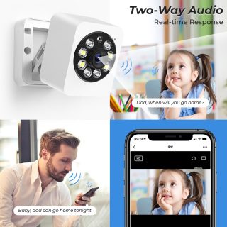 SMATRUL 1080p Camera Tuya Smart Indoor Home Security PIR Motion Human Detection Camera Wifi Cctv Surveillance Camera - Image 3