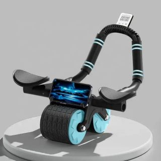 CHENGMO SPORTS Factory Direct Top Quality Ab Wheel Roller Automatic Rebound Elbow Support Abdominal Wheel with Knee Mat and Time - Image 5