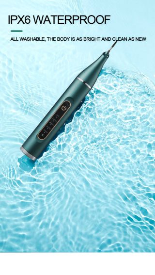 Home Use IPX7 Cordless Tooth Cleaner Calculus Plaque Tartar Remover Wireless Charging Ultrasonic Vibration LED Dental Scaler - Image 4