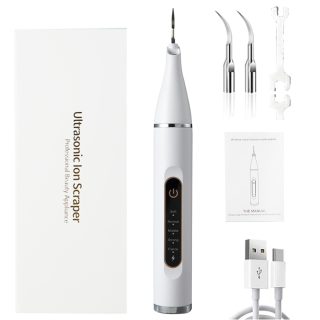 Home Use IPX7 Cordless Tooth Cleaner Calculus Plaque Tartar Remover Wireless Charging Ultrasonic Vibration LED Dental Scaler - Image 6
