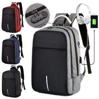 Business Custom Laptop Backpack Travel Bags with USB Charging School Student Backpack with Anti-theft Lock - Image 6