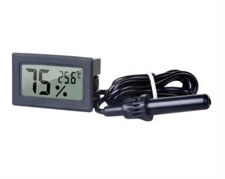 FY-12 Embedded Electronic Temperature and Humidity Meter Digital Temperature and Humidity Meter with Probe - Image 2