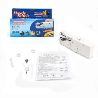 Portable Mini Hand Sewing Machine Quick Handy Stitch Sew Needlework Cordless Clothes Household Electric Sewing Machine - Image 4