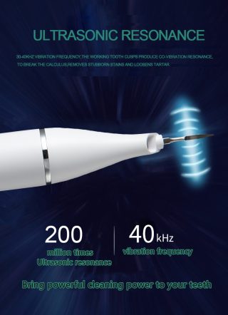Home Use IPX7 Cordless Tooth Cleaner Calculus Plaque Tartar Remover Wireless Charging Ultrasonic Vibration LED Dental Scaler - Image 2