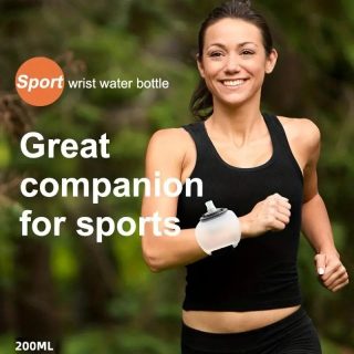 Outdoor Sports Wrist Water Bottle Running Cycling Fitness Portable Silicone Water Cup - Image 6