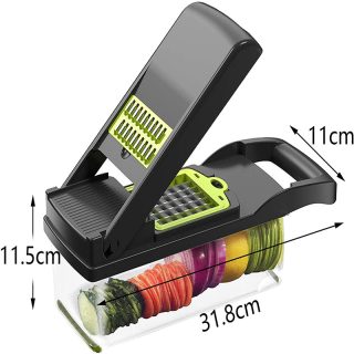 Drop Shipping Multi-functional Plastic Manual Food Shredder Salad Cutter Vegetable Chopper Kitchen tools - Image 5