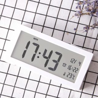 Ganxin Multifunction Azan Alarm Clock High Quality Modern Table Clock Battery Powered Digital Alarm Clock LCD Electronic Square - Image 5