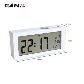 Ganxin Multifunction Azan Alarm Clock High Quality Modern Table Clock Battery Powered Digital Alarm Clock LCD Electronic Square - Image 3