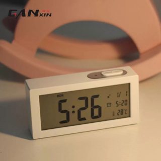 Ganxin Multifunction Azan Alarm Clock High Quality Modern Table Clock Battery Powered Digital Alarm Clock LCD Electronic Square - Image 2