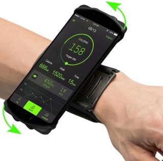 High Quality 360 Rotatable Sport Armband Wrist Strap Cellphone Holder Sports Fitness Wrist Arm Band - Image 6