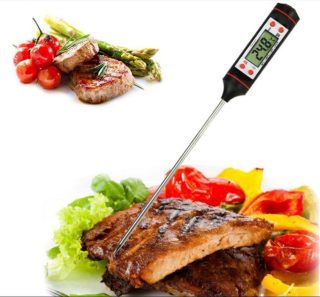 New Electronic Barbecue Thermometer Milk Thermometer Round Plastic BBQ Kitchen Thermometer - Image 2