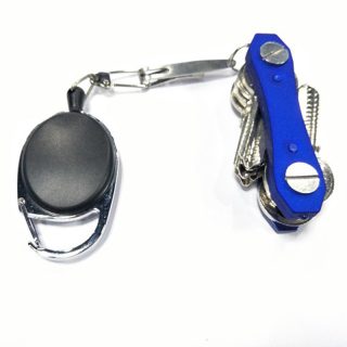 Multifunctional Retractable Pull Key Ring Chain Reel Extendable Belt Key Ring Clip - Image 2