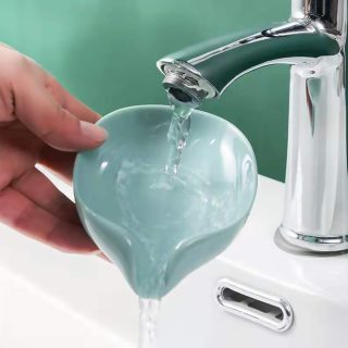 Leaf Shape Decorative Drainage Soap Holder,Vertical Shower Bathroom Kitchen Drain Soap Box,Self Draining Soap Dish Drop Shipping - Image 4