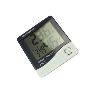 LCD Electronic Temperature Indoor Digital Thermometer Hygrometer Temperature Humidity Clock
