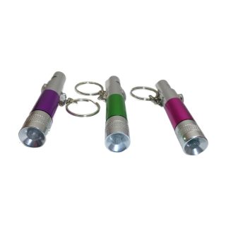 emergency outdoor use tool kit pocket light multi-function 3in1 led flashlight light compass whistle keychain - Image 6