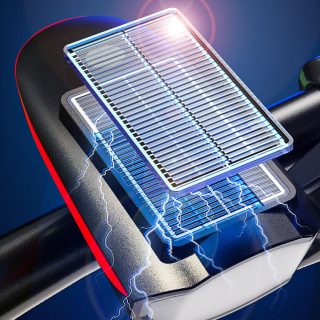 Multifunctional Solar Bicycle Light With Horn MTB Road Bicycle Lantern USB Rechargeable Lamp Cycling Headlight Bike Accessories - Image 4