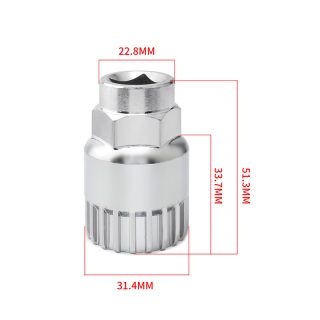 MUQZI Bike Crank Square Axis Repair Disassembly Tool Bicycle Bottom Bracket Removal Tool - Image 3