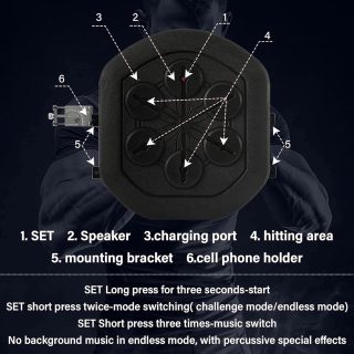 New Hit Music Boxing Machine No-Punch Music Game Boxing Trainer Onepunch Fitness Exercise Boxing Machine