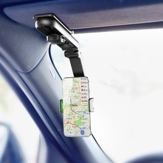Hot Sale Universal Phone Holder Car  mirror visor Phone Bracket CellPhone Stand Sun visor mount Phone Holder for car