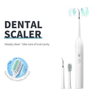 Logo Print Plaque Remover Teeth Ultrasonic Tooth Cleaner Electric Dental Remover Tartar Removal Teeth Cleaning Tool - Image 2