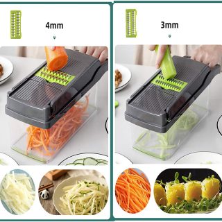 Drop Shipping Multi-functional Plastic Manual Food Shredder Salad Cutter Vegetable Chopper Kitchen tools - Image 2